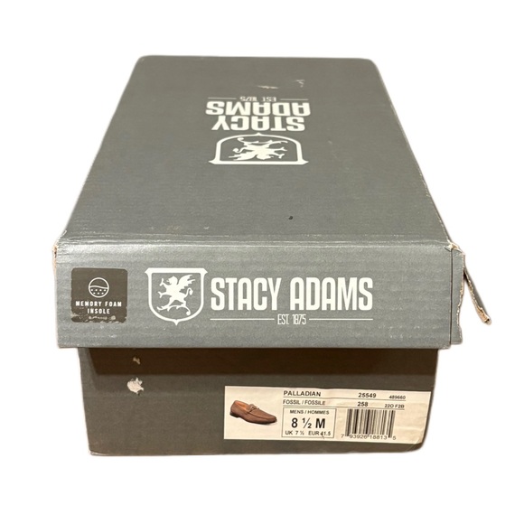 Stacy Adams Beige Suede Slip-Ons - Picture 9 of 9